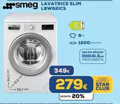 Smeg - Lavatrice Lbw62ics