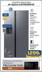 Samsung - Frigorifero Side By Side Air Space AI R570F65KEGTEF