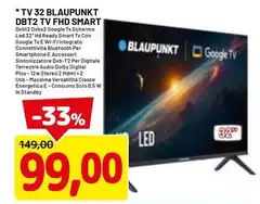 Blaupunkt - Tv 32 Dbt2 Tv Fhd Smart