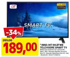 LG - Inno-Hit Ih43fwb Televisore Smart Tv