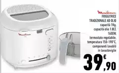 Moulinex - Friggitrice Tradizionale Aglio