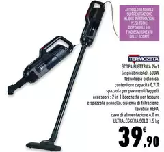 Termozeta - Scopa Elettrica 2In 1