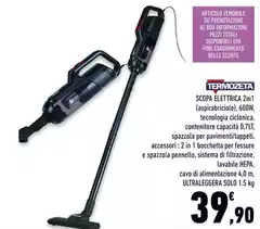 Termozeta - Scopa Elettrica 2n 1