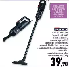 Termozeta - Scopa Elettrica 2in 1