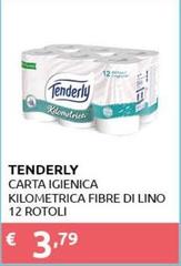 Tenderly - Carta Igienica Kilometrica Fibre Di Lino 12 Rotoli