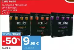 Pellini - Caffè Compatibili Nespresso Conf 50 Caps