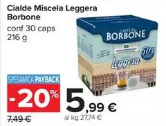 Caffe borbone - Cialde Miscela Leggera Caffe borbone - Cialde Miscela Leggera