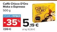 Caffè boasi - Caffè Chicco D'oro Moka O Espresso