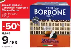 Caffe borbone - Capsule Compatibili Nespresso Miscela Decisa