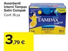 Tampax - Assorbenti Interni  Satin
