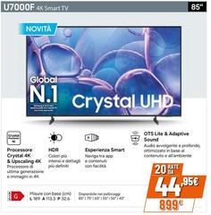 Samsung - U7000F 4K Smart TV 85"