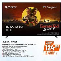 Sony - K65XR8M25 Tv Bravia QD-Oled 4K Ultra HD 4k 65" (164 Cm)