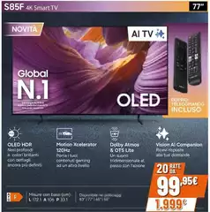 Samsung - S85F 4K Smart TV 77"