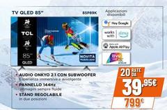 TCL - TV Qled 85" 85P89K