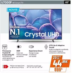 Samsung - U7000F 4K Smart TV 85"