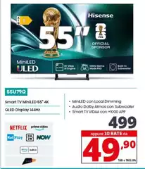 Hisense - 55U79Q Smart Tv MiniLED 55" 4K