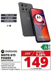 Motorola - Moto G15 Power Smartphone