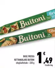 Buitoni - Base Fresca Rettangolare