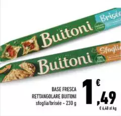 Buitoni - Base Fresca Rettangolare