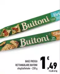 Buitoni - Base Fresca Rettangolare