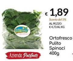 Ortofresco - Pulito Spinaci