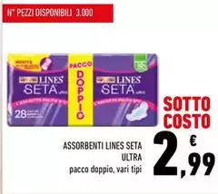 Lines - Assorbenti Seta Ultra