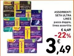 Lines - Assorbenti Seta Ultra