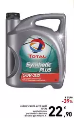 Total - Lubrificante Auto 5w30