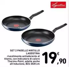 Lagostina - Set 2 Padelle Mirtillo