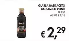 Ponti - Glassa Base Aceto Balsamico