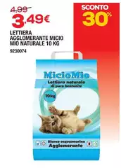 MicioMio - Lettiera Agglomerante Naturale