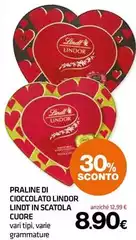 Lindt - Praline Di Cioccolato Lindor Cuore