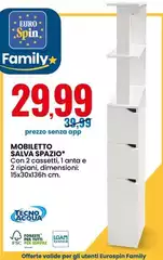 Tecno Acqua - Mobiletto Salva Spazio
