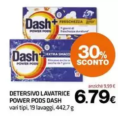 Dash - Detersivo Lavatrice Power Pods