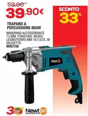 Newton - Trapano A Percussione 850w Newton - Trapano A Percussione 850w