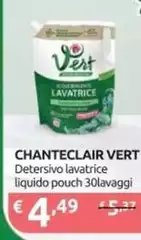 Vert - Chanteclair Detersivo Lavatrice Liquido Pouch Vert - Chanteclair Detersivo Lavatrice Liquido Pouch