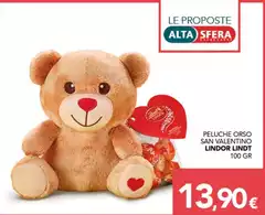 Lindt - Peluche Orso San Valentino Lindor