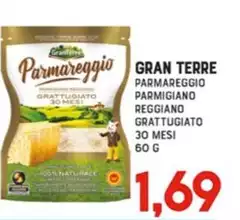 Gran Terre -  Parmareggio Parmigiano Reggiano Grattugiato 30 Mesi