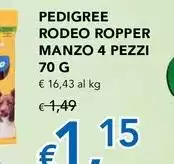 Pedigree - Rodeo Ropper Manzo 4 Pezzi
