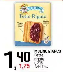 Mulino Bianco - Fette Rigate