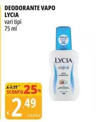 Lycia - Deodorante Vapo Lycia - Deodorante Vapo