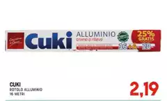Cuki - Rotolo Alluminio