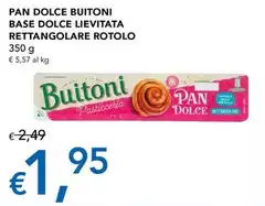 Buitoni - Pan Dolce Base Dolce Lievitata Rettangolare Rotolo
