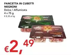 Negroni - Pancetta In Cubetti