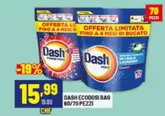 Dash - Ecodosi Bag 60/70 Pezzi