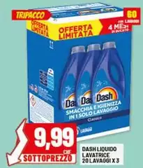 Dash - Lavatrice 20 Lavaggi X 3