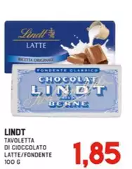 Lindt - Tavoletta Di Cioccolato Latte