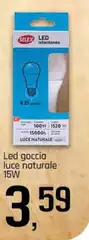 Selex - Led Goccia Luce Naturale Selex - Led Goccia Luce Naturale