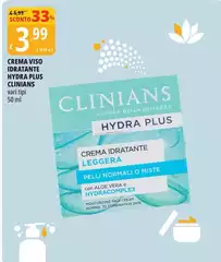 Clinians - Crema Viso Idratante Hydra Plus
