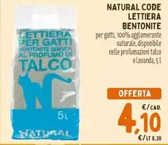 Natural - Lettiera